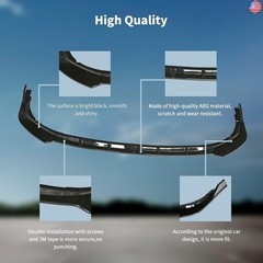 Archaic Front Bumper Lip Spoiler Compatible for 2021 2022 2023 Toyota Camry
