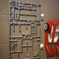 Vintage Monogram Li’l Coffin Show Rod Model Kit 1/24 Needs Work To Finish