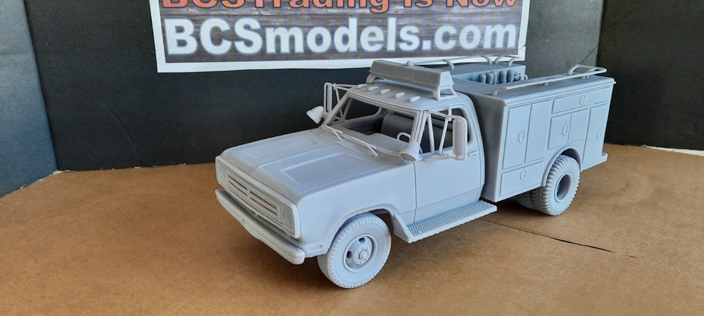 emergency squad 51 model kit. 1/25 scale high detail resin assembly required