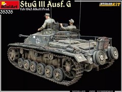 MINIART 35335 1/35 Scale StuG III Ausf. G Feb 1943 Alkett Prod. Interior Kit