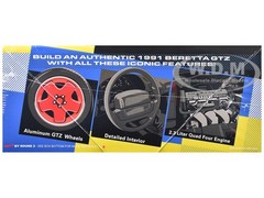SKILL 2 MODEL KIT 1991 CHEVROLET BERETTA GTZ 1/25 SCALE MODEL BY AMT AMT1531