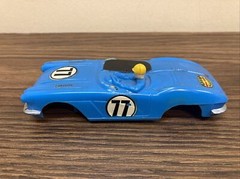 Vintage 60’s Slot Car Body Strombecker Blue #77