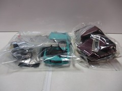 Vintage Plastic Model Parts Lot with Ford Van and Chevy Pickup