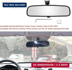 RLB-HILON Rear View Mirror Compatible with Hyundai Elantra Sonata Tucson Veloste