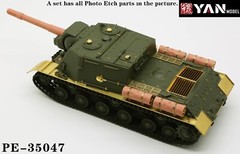 1/35 Russian JSU-152 Self-propelled Gun Photo-etched Upgrade Kit fr Tamiya 35303