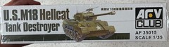 1/35 AFV Club U.S. M18 Hellcat Tank Destroyer SEALED WWII American Armor Kit