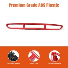 Car Vents Compatible with Chevy Corvette C6 2005-2013, Hood Scoop Body Kit, red