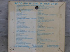 Roco Minitanks (NEW) 1/87 Modern West German 712 Pinzgauer Ambulance Lot #4901