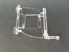 1957 Chevy 2dr Hardtop 1/4 SIDE WINDOWS for Atlantis Revell 1:25 Model Kit 57