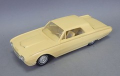 Original Vintage 1962 Ford Thunderbird Tan Beige Dealer Promo Model Car Sample