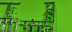 1947 Chevy Moebius Galaxie 1/25 Wayne Valve Cover Carbs Mirrors Chrome Trim