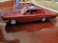 1966 Ford Thunderbird Plastic Promo Model 1:25 Scale Maroon