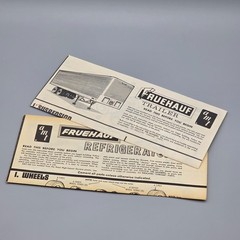 AMT 1/25 Watkins Fruehauf Reefer Instruction Booklet Only