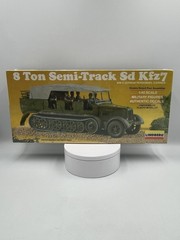 LINDBERG GERMAN WWII 8 TON SEMI TRACK SD KFZ7 MILITARY MODEL KIT NEW-SEALED 1/40