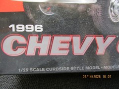 AMT 1:25 1996 Chevy C3500 Dually Pickup EASY BUILD Skill Level 2 Kit #1409