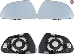 Fits for Exterior Mirrors Glass Side Rear View Mirror White Lens Door Mirror