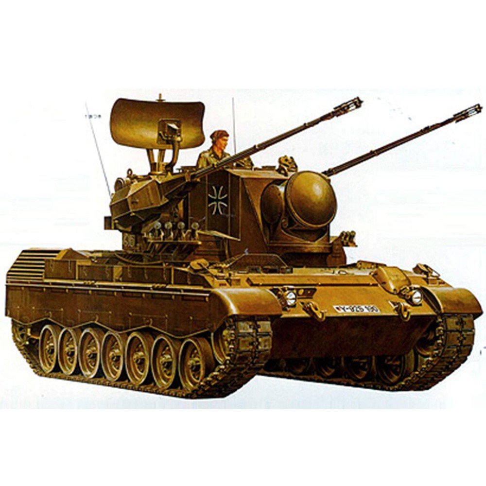 1/35 Military Miniature No.99 West German Army Gepard Anti-Aircraft Tank