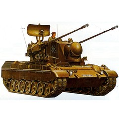 1/35 Military Miniature No.99 West German Army Gepard Anti-Aircraft Tank