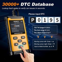 Obdmate Obd2 Scanner Diagnostic Tool Battery Test Readclear Codes View Live