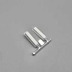 Monogram 1/24 Black Widow Hot Rod Parts Kitbash Chrome Rocker Cover #12