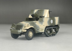 1/72 Built M3 75mm M1A1 Howitzer Motor Carriage T30 Half Truck Model