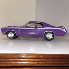 1971 Plymouth Duster 340 Built Model Car 1/25