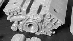 Lamborghini Huracan V10 engine / 3D 8 12 18 24 Tamiya Revell Monogram AMT IXO