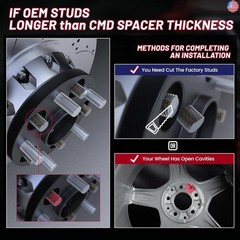 Cmd motoring 1″ (25mm) 4×100 4×3.9 Wheel Spacers -Hub Centric Forged 6061-T6