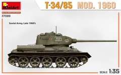 Miniart 37089 Tank T-34-85 modification 1960 plastic model 1:35 scale kit