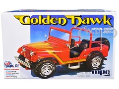 SKILL 2 MODEL KIT 1981 JEEP CJ5 GOLDEN HAWK 1/25 SCALE MODEL CAR BY MPC MPC986