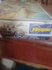 Hasegawa 8Ton Half Track Quadruple 20MM A A. Sd Kfz 7/1 1/72 scale