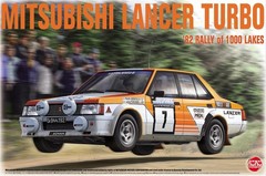 NUNU 1/24 Mitsubishi Lancer Turbo 1982 1000 Lakes Rally with masking sheet