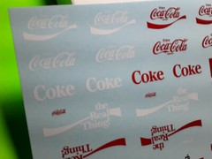 Peterbilt 352 Pacemaker Cabover 1/25 waterslide decal sheet Coca-Cola Coke COE