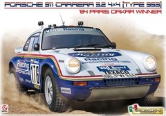 Platz Beemax 24038 1/24 Model Kit Porsche 911 Carrera 953 1984 Paris-Dakar Rally