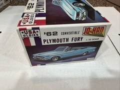 JO-HAN 1962 PLYMOUTH FURY CONV ORIGINAL BOX/INSTRUCTIONS!! CIRCA 1970’s! VMCP!