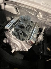 Single Carburetor Conversion Package 2 For Revell-Monogram 1/12 Camaro Z/28