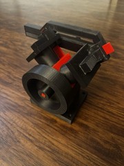 3d Printed V2 Compressed Air Engine Model