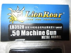 LIONROAR LB3528 – 1/35 WWII .50 MACHINE GUN METAL BARREL – NIB – NICE!