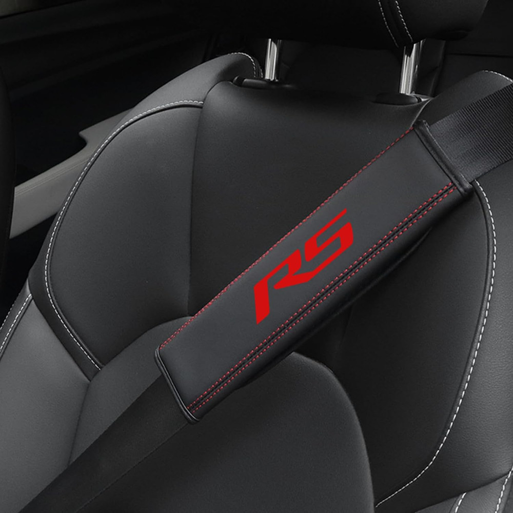Compatible with RS Seatbelt Covers Fit for Camaro RS Car Accessories,Seatbelt Sh
