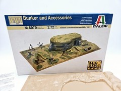 Italeri German Bunker and Accessories 6070 WW2 Vacuform Base 282x180mm New