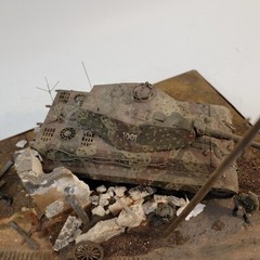 1/35 WWII German Tanks France Time Out Soldiers Museum Quality Diorama Built
