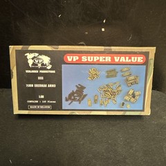 75MM AMMO CRATES TUBES EMPTIES VP SUPER VALUE Verlinden 1/35 1111 RESIN OOP RARE
