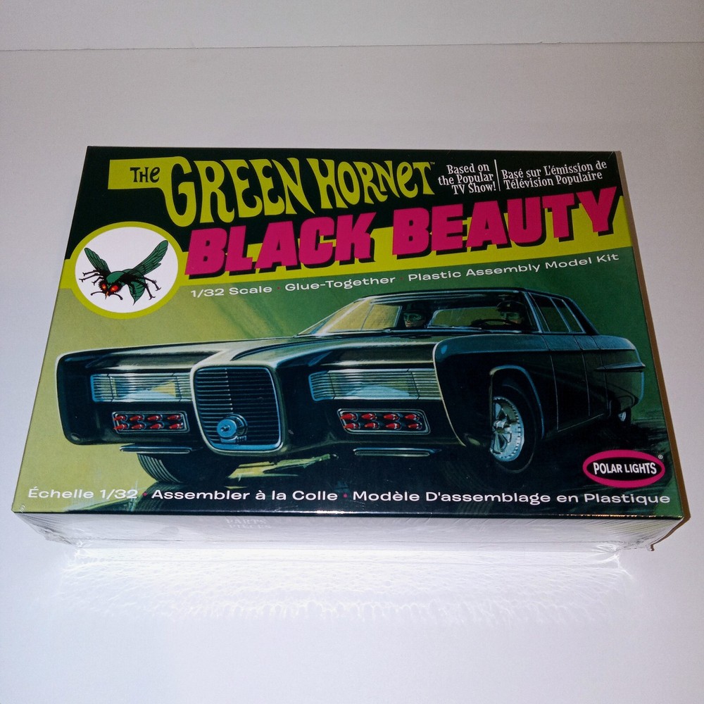POLAR LIGHTS GREEN HORNET BLACK BEAUTY PLASTIC MODEL KIT 1:32 SCALE, N.I.O.B.