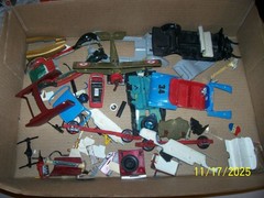 Auto Grave Yard of vintage 60’s Model Kit Parts