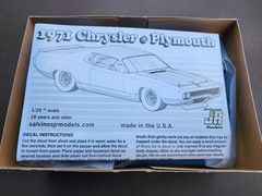 Salvinos JR Models 1/25 Richard Petty 1971 Chrysler Plymouth 75 years