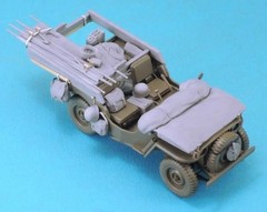 1/35 Scale Die-Cast Resin Model Assembled Kit US Military Ambulance Conversio…