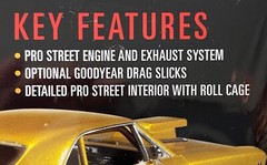 AMT 1967 Chevy Chevelle Pro Street 1:25 Model Kit (AMT876/12) NEW in SHRINK WR.