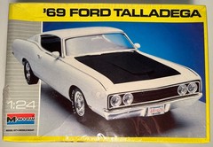 Monogram 1969 Ford Talladega 1/24 Scale Model Kit Imported Vintage,Sealed (B248)
