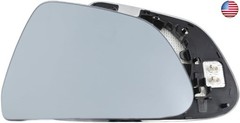 Fits for Exterior Mirrors Glass Side Rear View Mirror White Lens Door Mirror