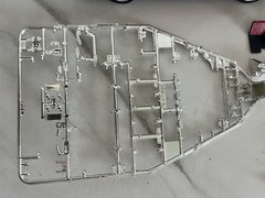 Revell Chevy Low Rider 1:25 Scale Model Kit Partially Built With Some Parts Box